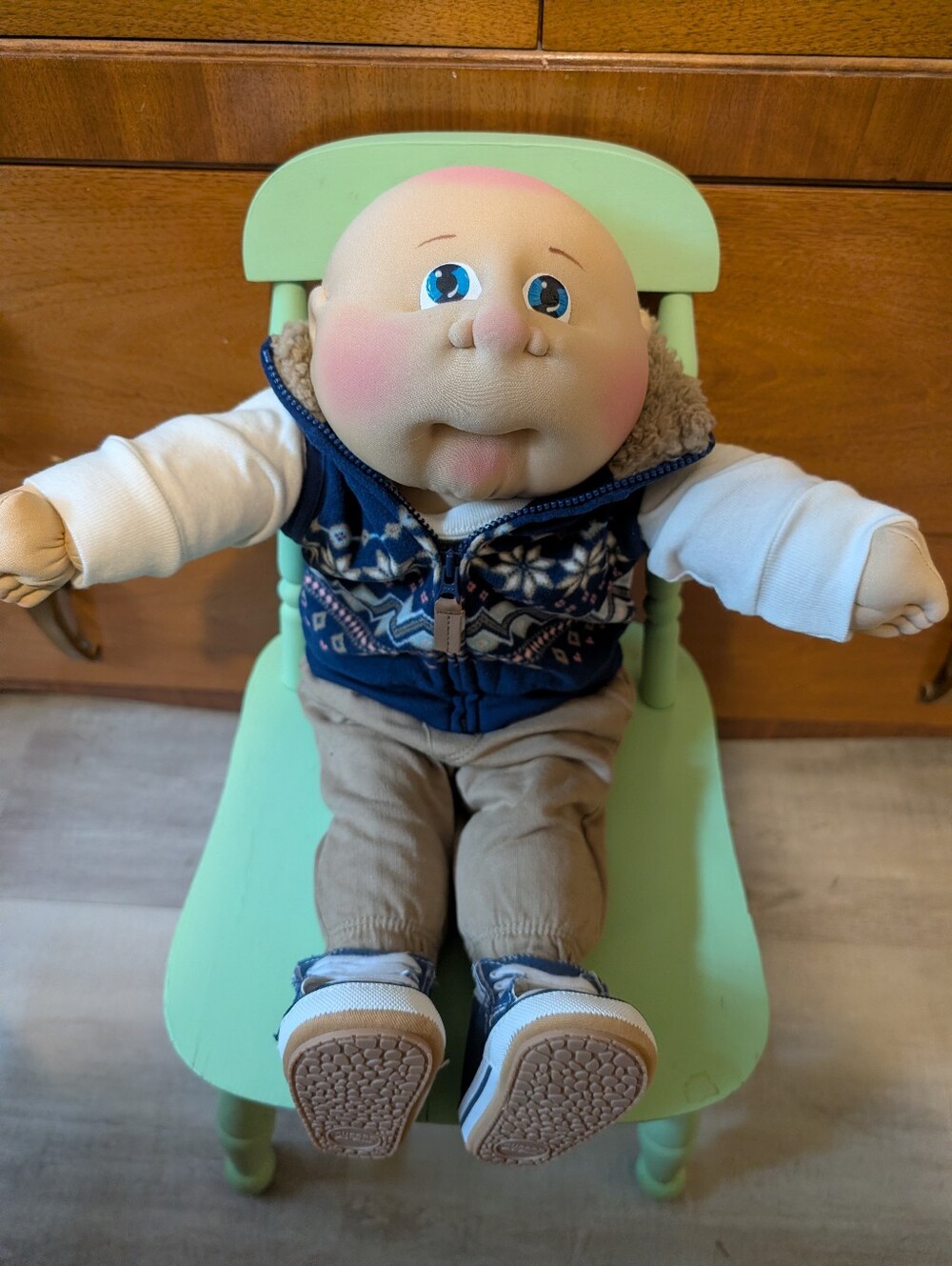 Soft Sculpture Newborn Cabbage Patch (TLC) Read